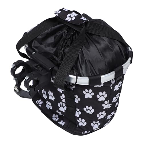 KALLORY 折りたたみ自転車用アルミ製フロントバスケット 大容量耐荷重 シ