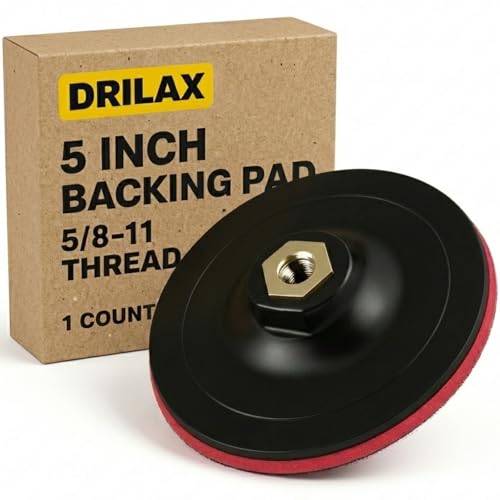 Almohadilla de lijado angular de 5 pulgadas para sustituir platos desgastados en Dewalt