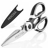 MIXOSAMulti Purpose Made In Japan Kitchen Scissors, food scissors,Premium