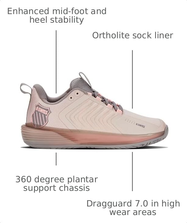 Image of K-Swiss Women's Ultrashot 3 Grass Tennis Shoe
