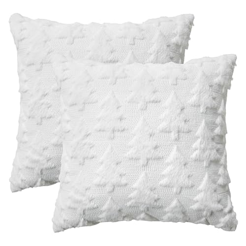 Artoid Mode Künstliche Pelz Weiß Kiefern Xmas Bäume Weihnachten...