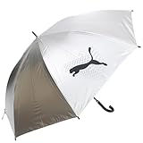 プーマ(Puma) 紳士 晴雨兼用 表シルバー ジャンプ傘 70cm×8R ブラック PBP66JP70