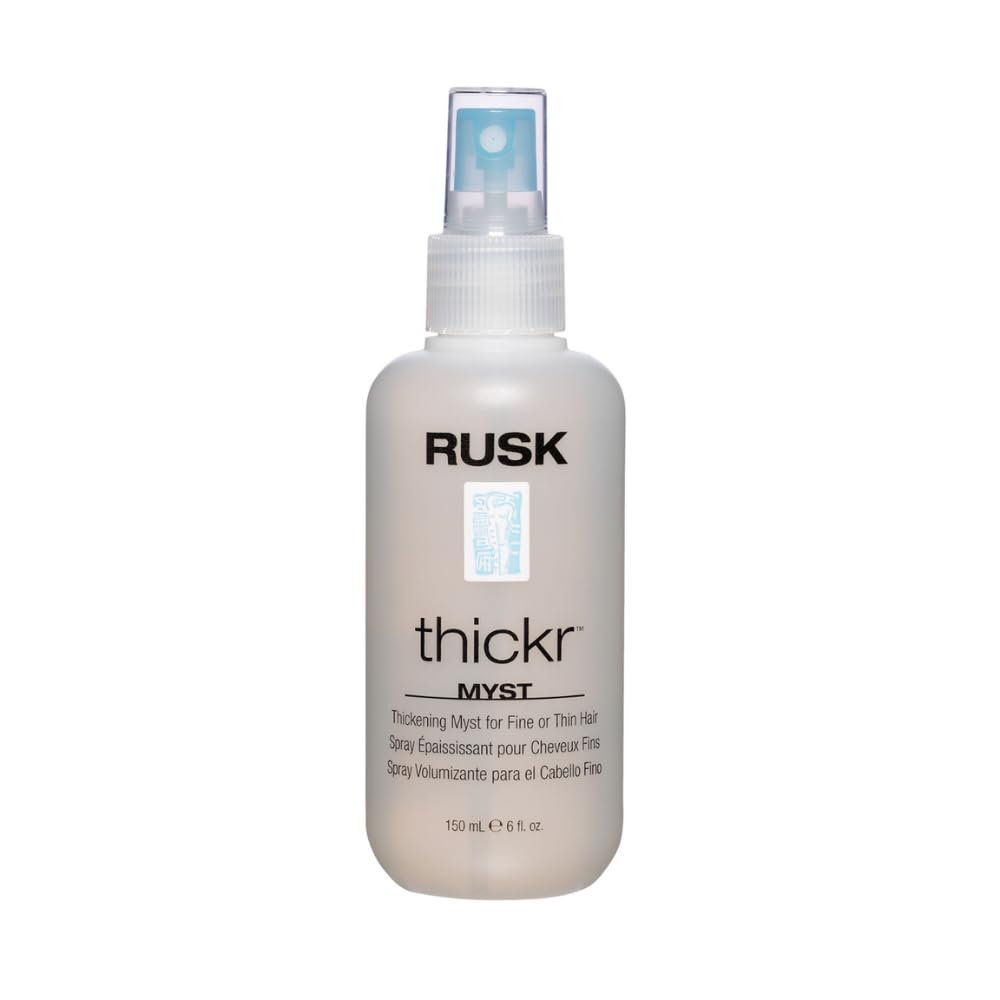 RUSK Designer Collection Thicker Thickening Myst for Fine or Thin Hair, Provides Body, Volume, and Texture, 6 fl. oz