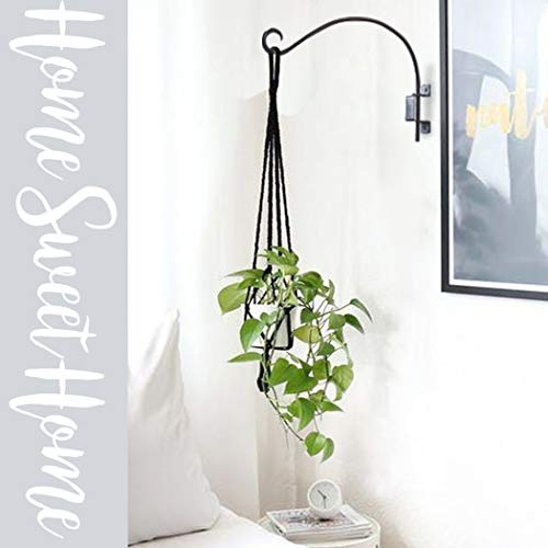 Lifyzoon Swivel Bird Feeder Hanger Hook: Swivel Hanging Plant Bracket Outdoor - Wall Mount Swivel Hanging Hook For Bird Feeder 16-Inch #TOP6