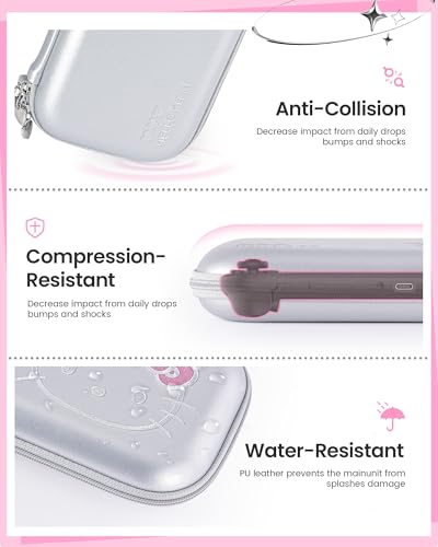 Kuitmor Carrying Case Compatible with Switch 2 (2025), Hardshell Storage Bag with Delicate Hand Chain, Portable Case for Switch 2 Game Console - HLK