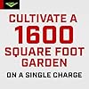 Earthquake 60V Cultivator with 4Ah Battery and Charger Included, Variable Speed Trigger, Adjustable Transport Wheels, Overhand Handlebars, U.S. Based Customer Support, 46091
