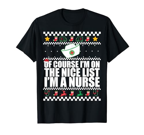 �������I'M ON THE NARSE LIST I'M A NURSE Christmas Meme T�V���c