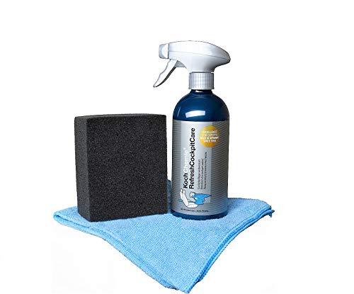 Preisvergleich Produktbild HEWADI® Set Koch Chemie Refresh Cockpit Care 500ml & Schwamm & AV Microfasertuch