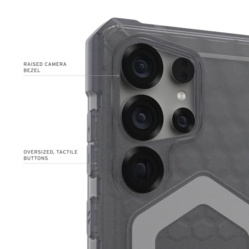 Image of Urban Armor Gear Thermoplastic Polyurethane UAG Essential Armor Rugged Slim Fit Shockproof Protective Case /Cover Designed for Galaxy S25 Ultra 5G (2025), Magnetic Charging Compatible-Ash
