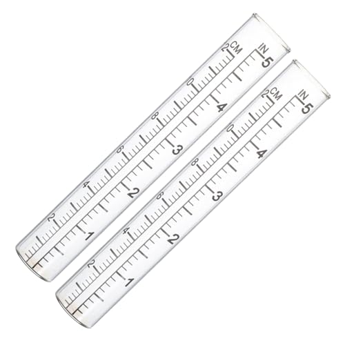 GALPADA Gauge Replacement Tubes 2 Pack Accurate Rainfall Measurement for Garden Yard Outdoor