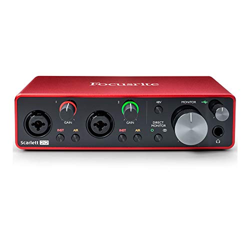 Focusrite Scarlett 2I2 Usb Audio Interface (3Rd Gen) With Pop Filter & Xlr-Xlr Cable Bundle #TOP20