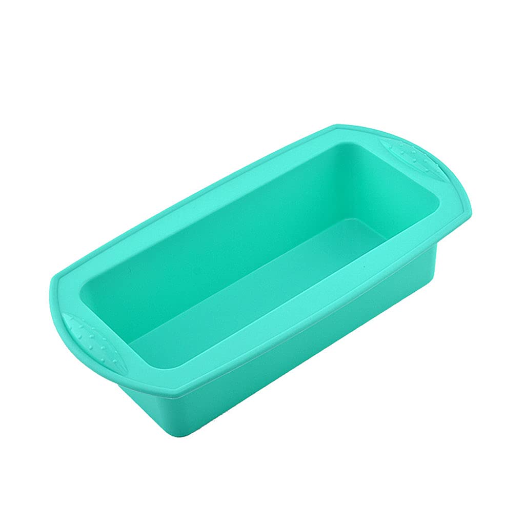 Buxuaaaa Non-stick Silicone Rectangle Cake Pan Tins Baking Mould-Bakeware Tray Bread Tray Tools Bakeware Flexible Silicone Cake Pans Rectangle