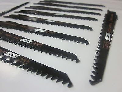 100pc F4P 6" Plunge CUTS 6 TPI for Wood RECIPROCATING Sabre Saw Blades HCS S644D