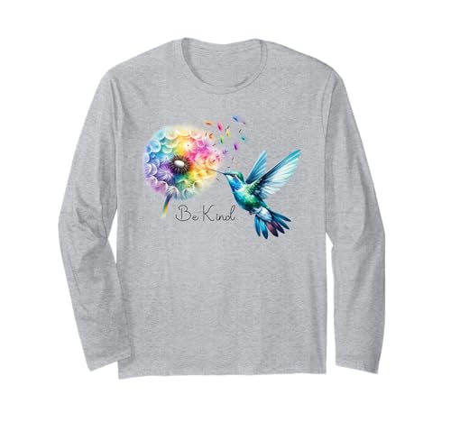 Hummingbird Floral Dandelion Be Kind Flower Humming Bird Mom ����T�V���c
