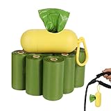 Dog Poop Bags Rolls,10 Roll Scented Potty Waste Holder with Dispenser,Doggy Poop Bags - for Pet Puppy Travel Outdoor Walking Hiking Park Backyard Home Apartment