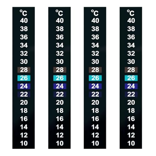 Zelfklevende lcd-thermometerstrip, set van 3