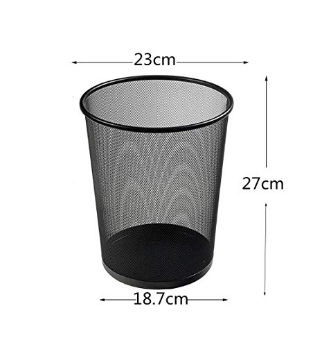 Papier de rebut coincé ? Solution avec notre corbeille en métal de fer - 3
