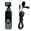Hensych 3.5mm Kraag Microfoon Opname Mic USB Microfoon met Clip 1.5 M Lijn voor Fimi Palm 2