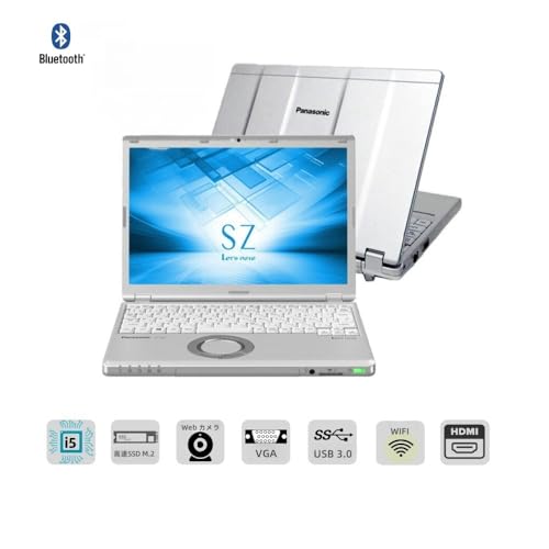 undefined 【整備済み品】パナソニック(Panasonic) 超軽量 ノートパソコン Let's note CF-SZ6 12.1インチ(FHD) ノートPC/第7世代 Intel Core i5-7200U/メモリ8GB/高速SSD 1TB/WEBカメラ/WIFI/HDMI/VGA/Win11&MS Office 2019搭載 (メモリ:8GB/SSD:1TB) の商品画像 1