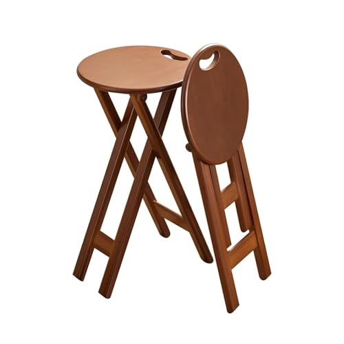 Tabourets de comptoir pliants avec rangement facile et assise intégrée - 2
