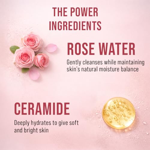 Image of WOW Skin Science Rose Dream� Ceramide Body Wash | Ceramide for Deep Hydration & Skin Barrier Support | Himalayan Rose for a Petal-Soft Feel | Up To 12-Hour Long-Lasting Freshness | 275ml