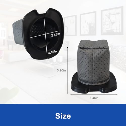 Image of CH701 Vacuum Filter Replacement Compatible with Shark Cyclone PET Handheld Vacuum CH701, CH701C, CH700WM, CH700, Replaces Parts XDCFCH700, 4 Pack