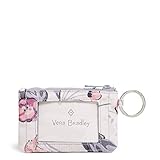 Vera Bradley Women's Recycled Lighten Up ReActive Zip ID Case, Hummingbird Blooms, One Size