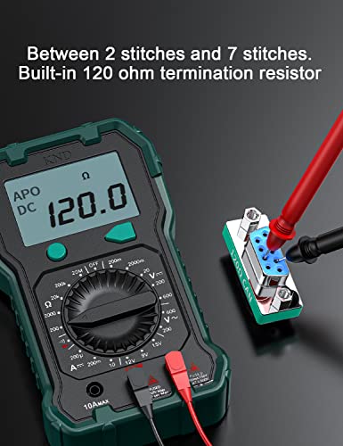 Image of 10 Pack CAN Bus DB9 Terminator Adapter, 120 Ohm CANopen Termination Resistor, DB9 Male to Female Pass Through Connector, 9-Pin Full Wired, Industrial CAN Terminal for PLC DeviceNet Automation Systems