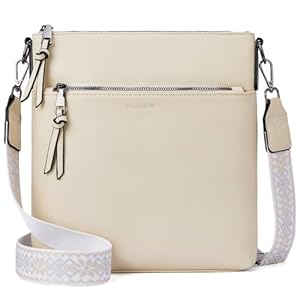 Mittel Damen Umhängetaschen, Crossbody Bags für Frauen mit Verstellbar Abnehmbar Breiter Gurt