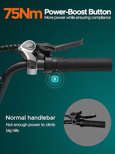 ENGWE L20 Boost Elektrofahrrad für Erwachsene, herausnehmbarer Akku mit 48V 13Ah, Reichweite bis zu 126KM, 20×4,0 Fat-Reifen, 7 Gänge Ebike – Bild 5