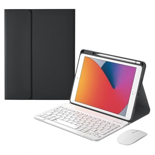 Funda con teclado magnético iPad de 10.ª generación 10.9 funda de cuero con ratón y ranura lápiz