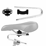 🎀 Der Stoßdämpfer des Sattelkissens besteht aus importiertem Federlegierungsmaterial aus einer speziellen Legierung, das eine hervorragende Zähigkeit und Verschleißfestigkeit aufweist und nicht leicht zu verformen ist. Einteiliges Formteil, robust und langlebig, die Gesamtform ist glatt und sauber.