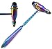 AAProTools Stainless Steel Tromner Reflex Hammer with Black Bumpers Rubber Full Rainbow Color