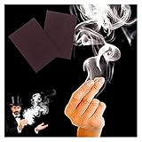 Wenhuyaoo Finger Smoke Magic Trick, Smokes Bombs Paper, Magic Smokes from Fingertips Magician Fire Paper, Hell's Smoke Magic Prop Tool Ultimate Magic Kit(10pcs,3.93 * 2.75in)