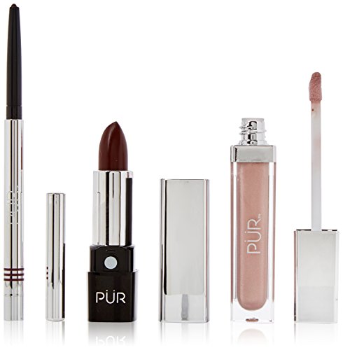 PÃœR Quick Pro 3 Piece Lip Kit, Berry