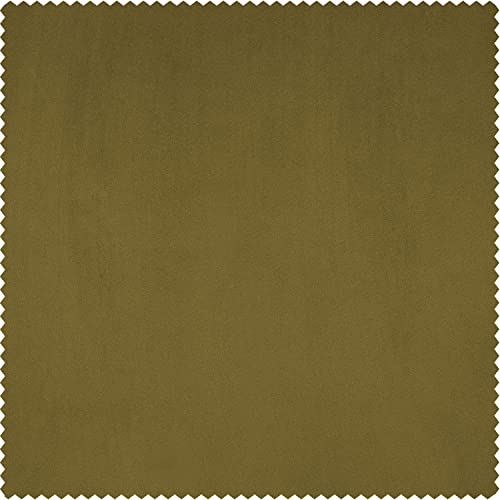 Image of HPD Half Price Drapes Cushion Cover 18 x 18 Heritage Plush Velvet - VPYC-179911-CC18PR - Pair, Peat Green