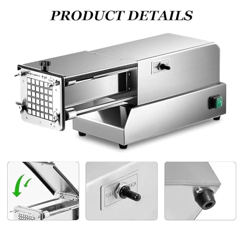 Cortadora eléctrica de papas de acero inoxidable miniatura 3