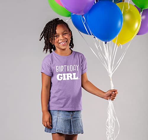 Image of Birthday Girl Shirt Toddler T-Shirt Kid Birthday Party Outfit Tee Gift for Girls 1st 2nd 3rd 4th 5th 6th 7th 8th Tops