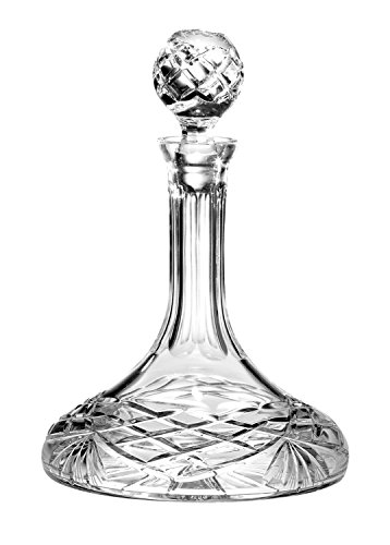 Majestic Gifts Inc. Majestic Gifts European Hand Cut Crystal Ships Captains Decanter 32oz.