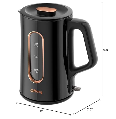 Fast Boiling OFFACY Electric Kettle: Double Wall Design - Image 3
