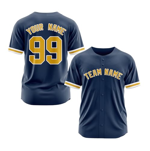 Custom Baseball Jersey for Men Women and Boy Personalized Baseball Shirts Add Your Team Name Number and Name