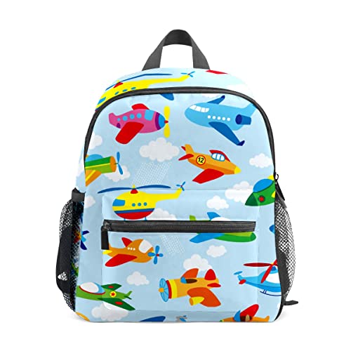 Kids School Bag Girls Boys Preschool Toddler Backpack For Boy Girl Lightweight Shoulder Book Bag For Kids Perfect Back Pack For Toddler To Kindergarten Cute Airplane #TOP3