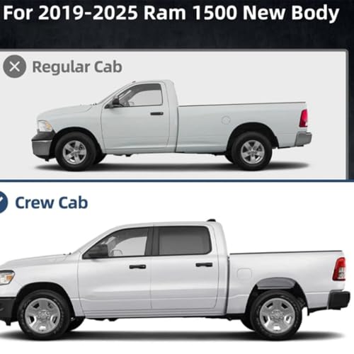 Estribos para Dodge Ram 1500 Crew Cab 2019-2025 miniatura 2