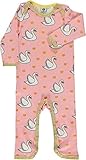 smafolk schlafanzug traktor  Smafolk Bodysuit Allover Schwan rosa Gold Gr. 86