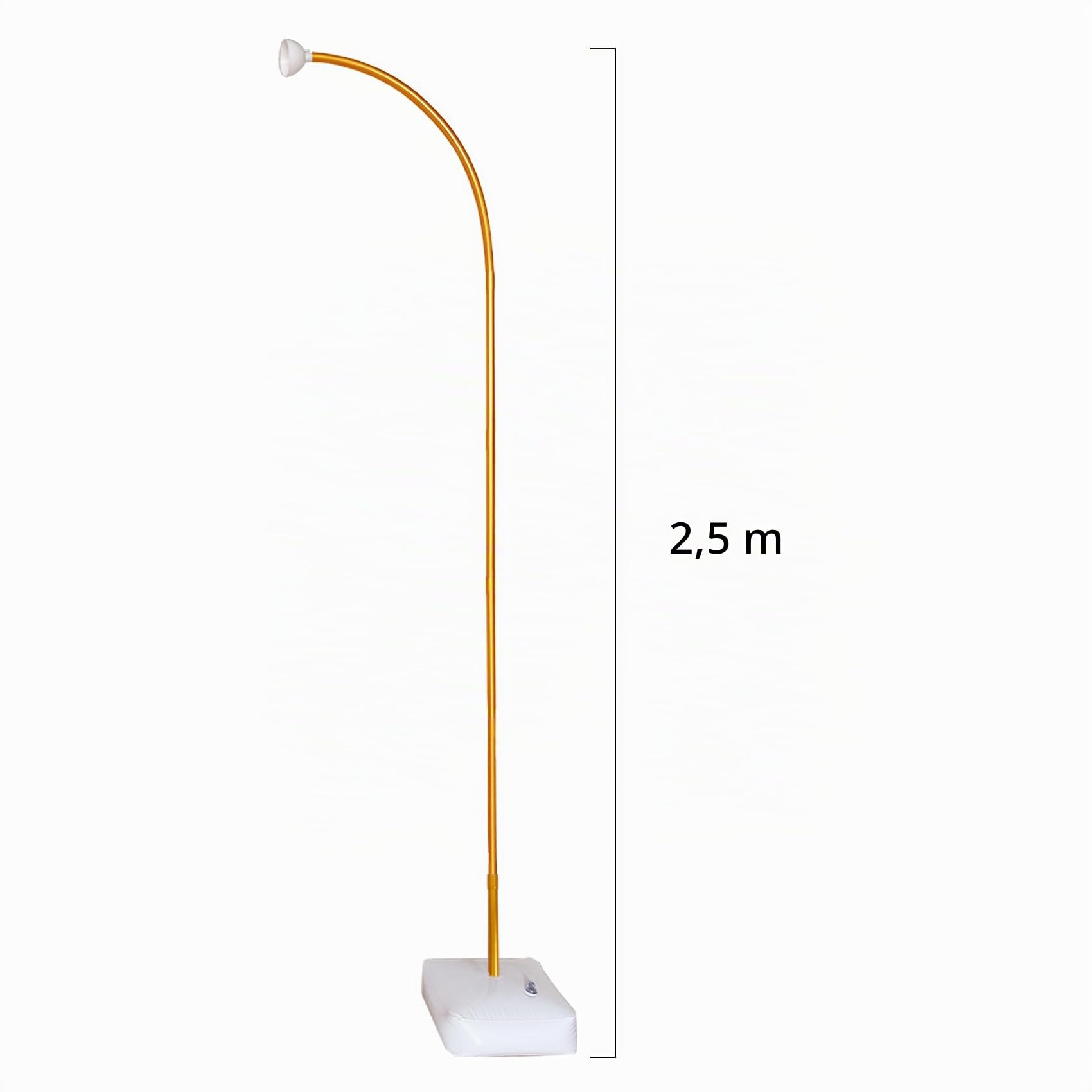 8,2 FT riutilizzabile arco per palloncini con struttura regolabile, per compleanno, matrimonio, festa (oro)