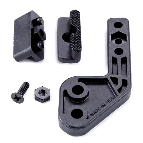 HolsterBuilder Modwing Holster Claw - Standard Concealment Wing for IWB Holster - Gen 2 Concealed Carry Reversible Standard Bearing with Mounting Holes - Kydex Holster Claw with Hardware Kit