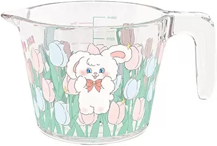 Glass Measuring Cup With Handle For Home Use Food-grade Resistant Tropical Scale Kitchen Baking Cups Egg Beater Cups (Color : A)