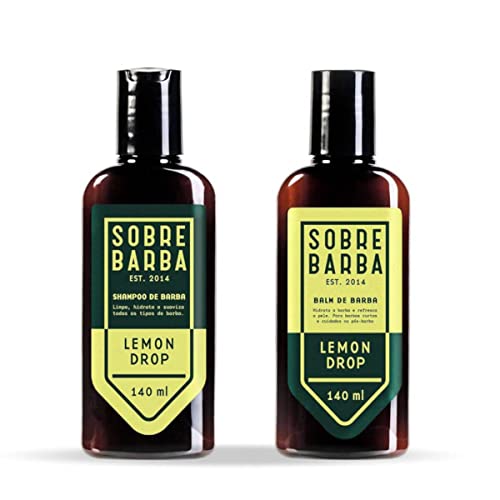 Kit SOBREBARBA Shampoo + Balm para Barba Lemon Drop
