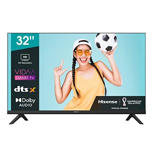 Hisense 32A4EG (32") Smart TV Full HD, con Natural Colour Enhancer, DTS Virtual X, VIDAA U5, Youtube, Netflix, HDMI, WiFi (NUEVO 2021)
