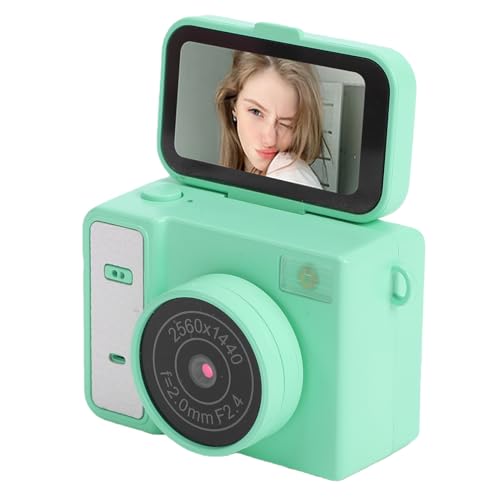 Appareil photo de poche vert avec grand écran rotatif pour réussir tous vos vlogs de voyage